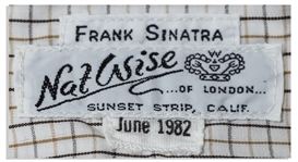 Frank Sinatra's Own Custom-Shirt With His Label